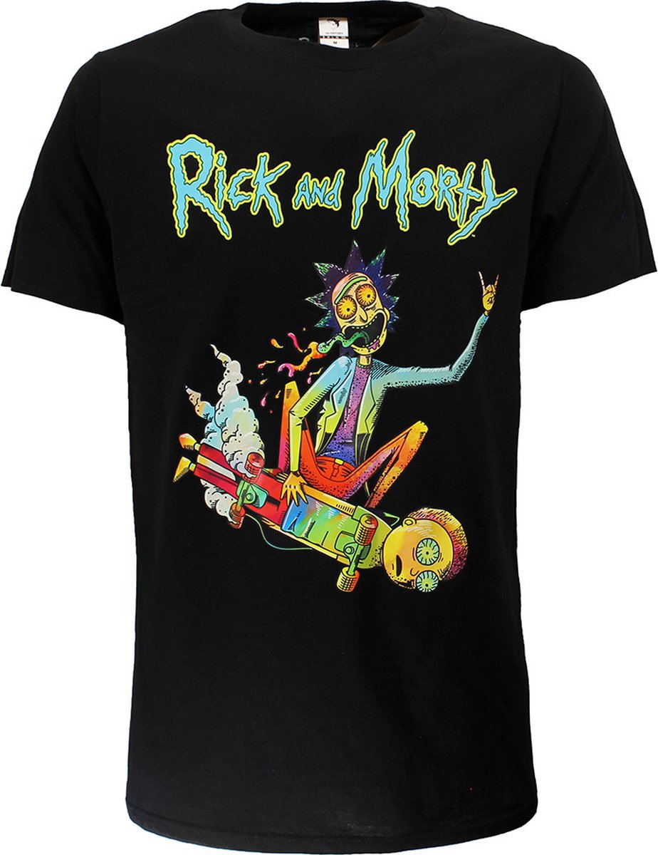 Rick and Morty Psychedelic Rick Epic Skateboard T-Shirt - Officiële Merchandise - S