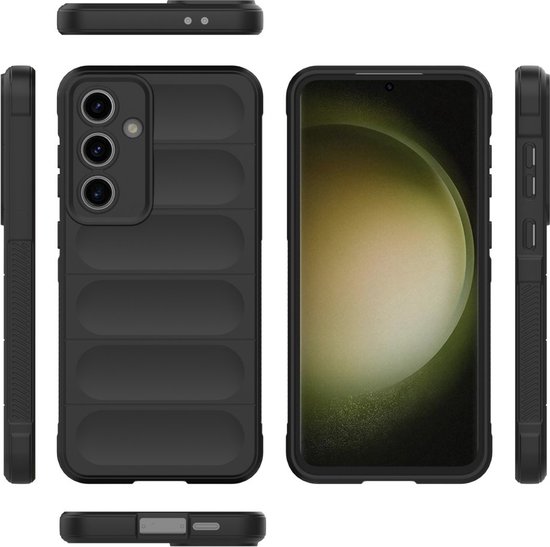 Coverup Case - Convient pour Samsung Galaxy S24 FE Case - Coverup Hands On Rugged Back Cover - Zwart