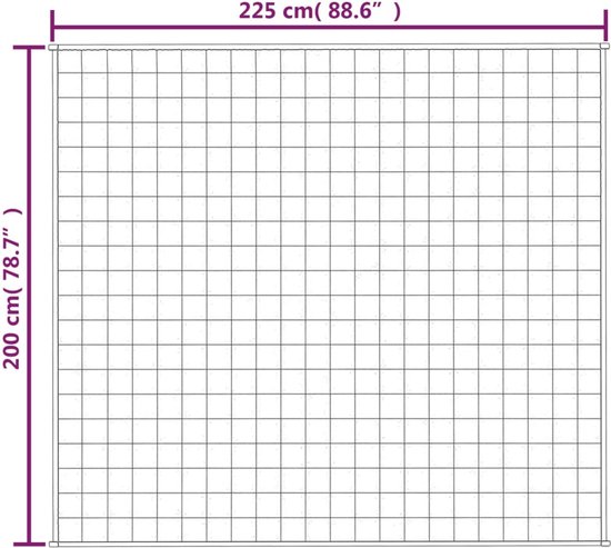 vidaXL Couverture lestée 200 x 220 cm 13 kg Tissu Bleu