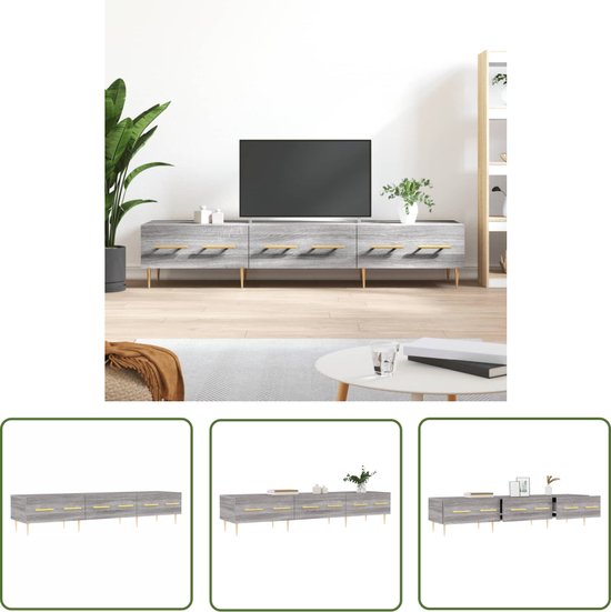 Mueble para TV madera de ingeniería roble Sonoma 102x34,5x43 cm