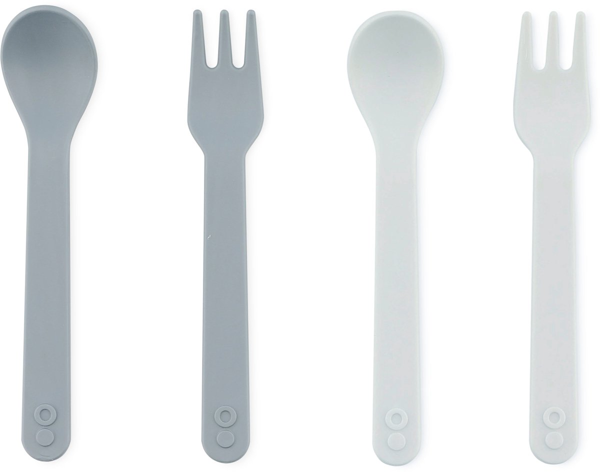 Trixie PLA lepel/vork 2-pack - Petrol