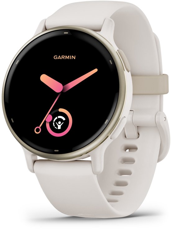 Garmin Vivoactive 5 Sporthorloge AMOLED-Scherm Ivory/Cream