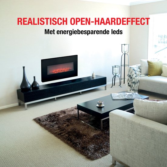 ClassicFire Memphis Cheminee Electrique - 1800W - LED