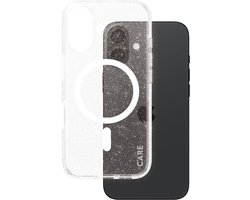 CARE by PanzerGlass Star Lit Case geschikt voor MagSafe geschikt voor iPhone 16 - Star Lit