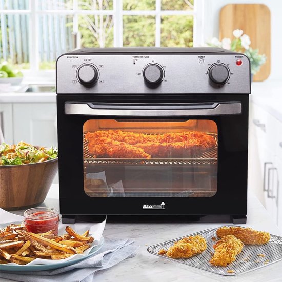 Molain Mini Oven - 2 zones - Airfryer - 2200W - Hetelucht - Toaster