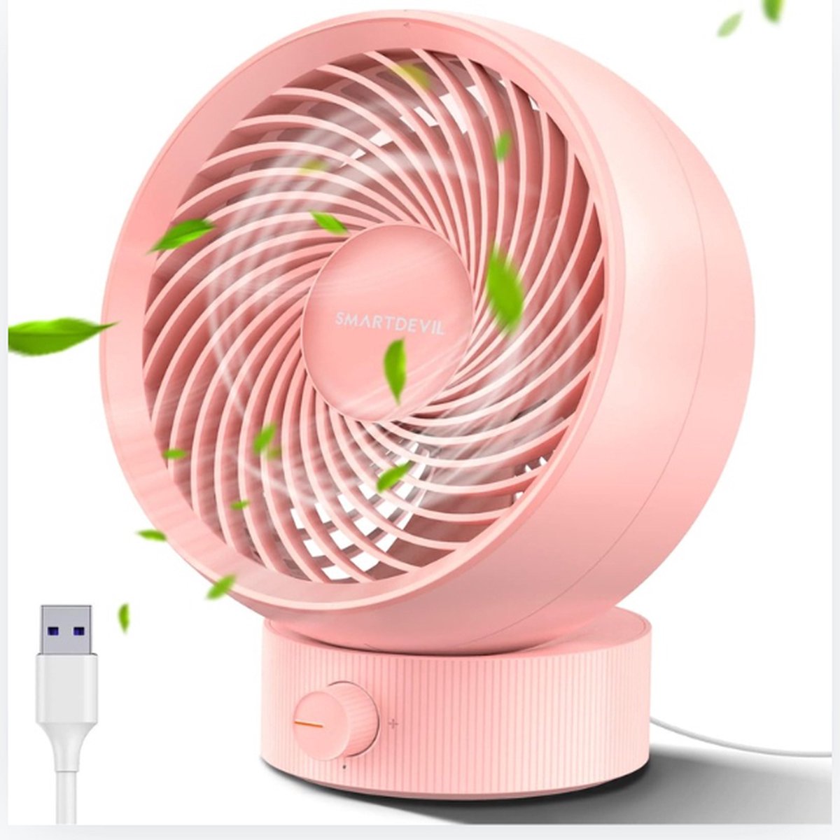 Tafelventilator - Statiefventilator - luchtstroomsnelheden – Zwenkfunctie - Bureau Ventilator - USB