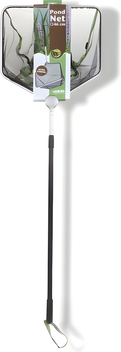 Velda Schepnet Met Telescopische Steel Vierkant 46 Cm Zwart van Velda — afbeelding 2