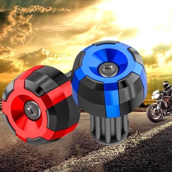Embouts pour guidon VTT butées en alliage d'aluminium - embouts bicolores guidon de vélo vélo de course-VTT