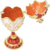 Geëmailleerd Fabergé Ei Stijl Sieradendoos,Metalen Plating Diamant Sieradendoos Gift Ornamenten, Handgemaakt, Geschenkdoos Verpakking, Speciale Decoraties Geëmailleerd Fabergé Ei Stijl Sieradendoos,Metalen Plating Diamant Sieradendoos Gift Ornamenten, Handgemaakt, Geschenkdoos Verpakking, Speciale Decoraties