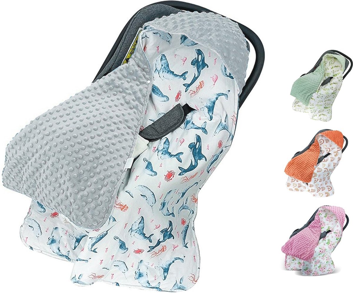 Babydeken 90x90 - Multifunctionele Wikkeldeken voor Baby's