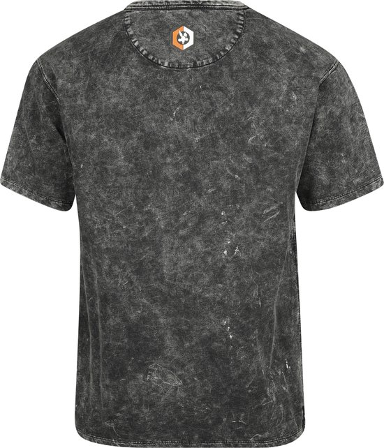 Tee-shirt Looney Tunes Wile Coyote - Gris Et Noir - Taille M - Occasion Très Bon état
