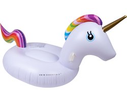 Swim Essentials Opblaas Eenhoorn XXL - Opblaasbaar Zwembadspeelgoed - Wit - 160 x 130 x 67 cm