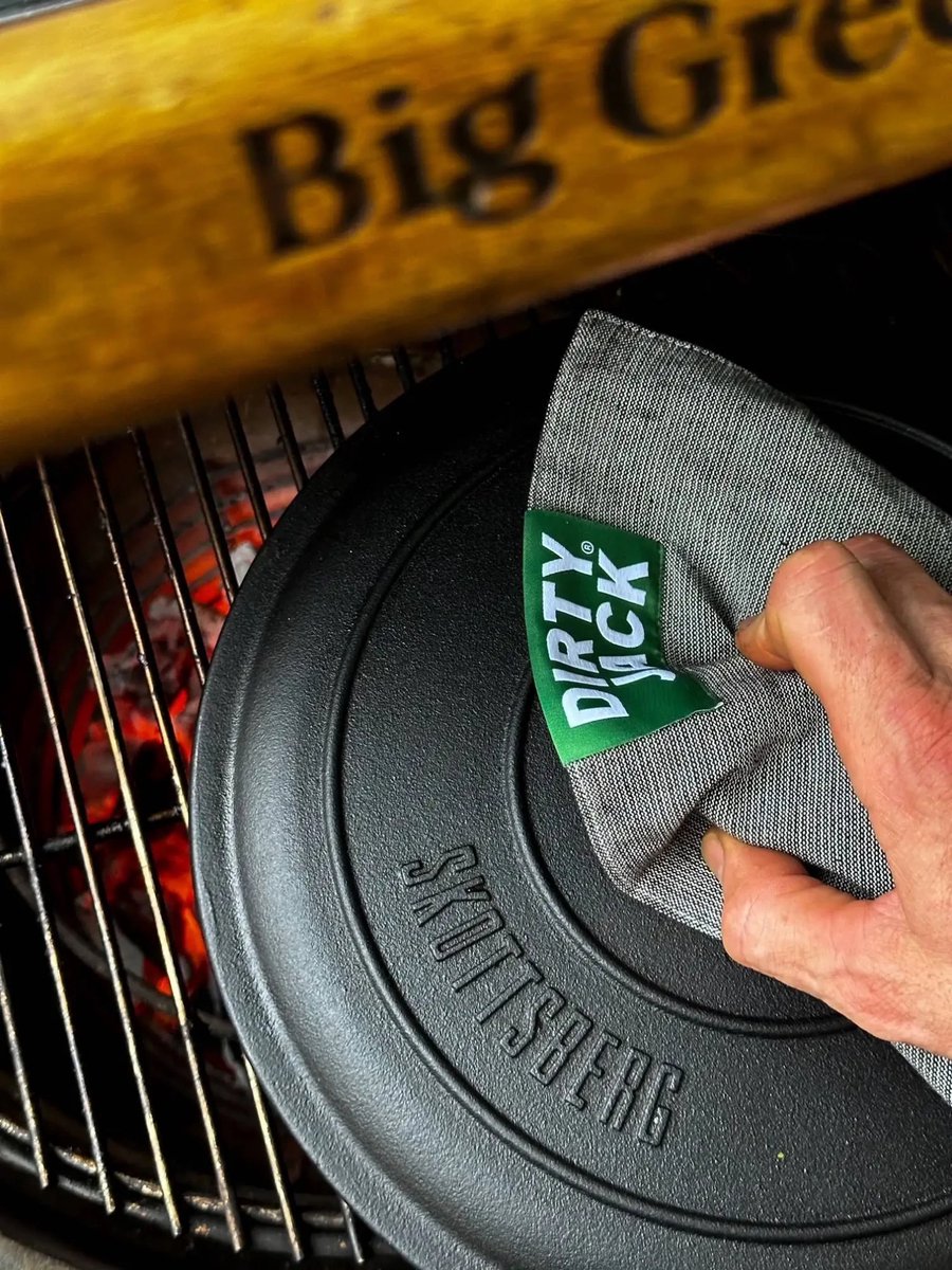DIRTY JACK Kookdoek Charcoal Green Label