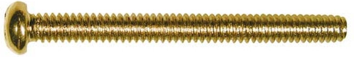 Boston PS-17-GD pickup schroeven 2,4 x 26 mm – dome head, goud (12 stuks)