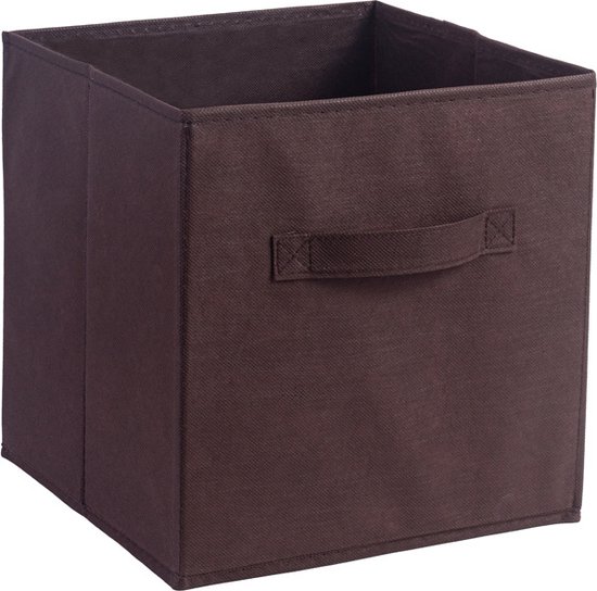 HEFTMAN Opvouwbare opbergkubusdozen - set van 6 blauwe