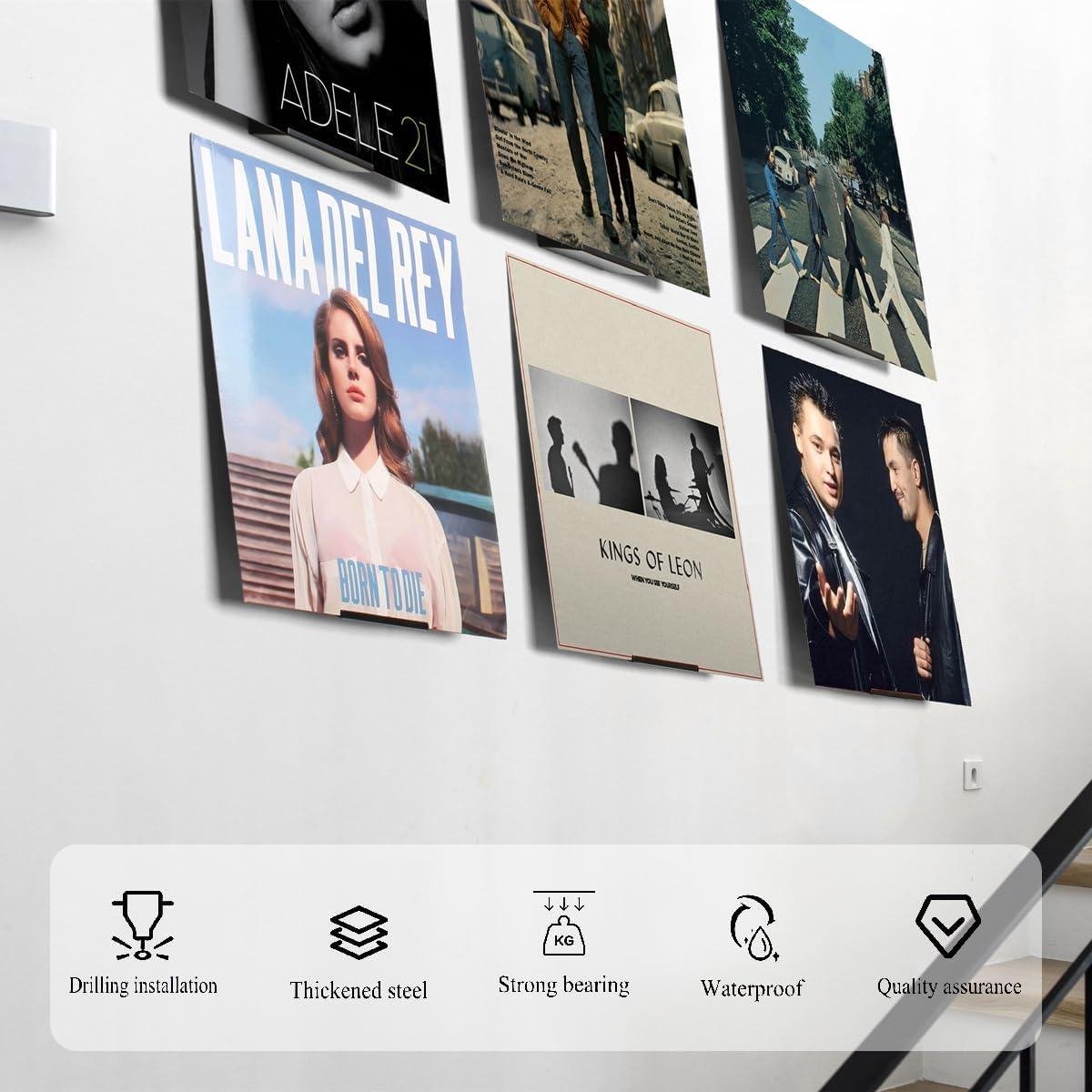 Supports Muraux Pour Disques Vinyle - Rangement En Vinyle