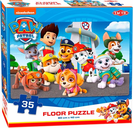 Tactic Paw Patrol - Vloerpuzzel - 35 delig | bol