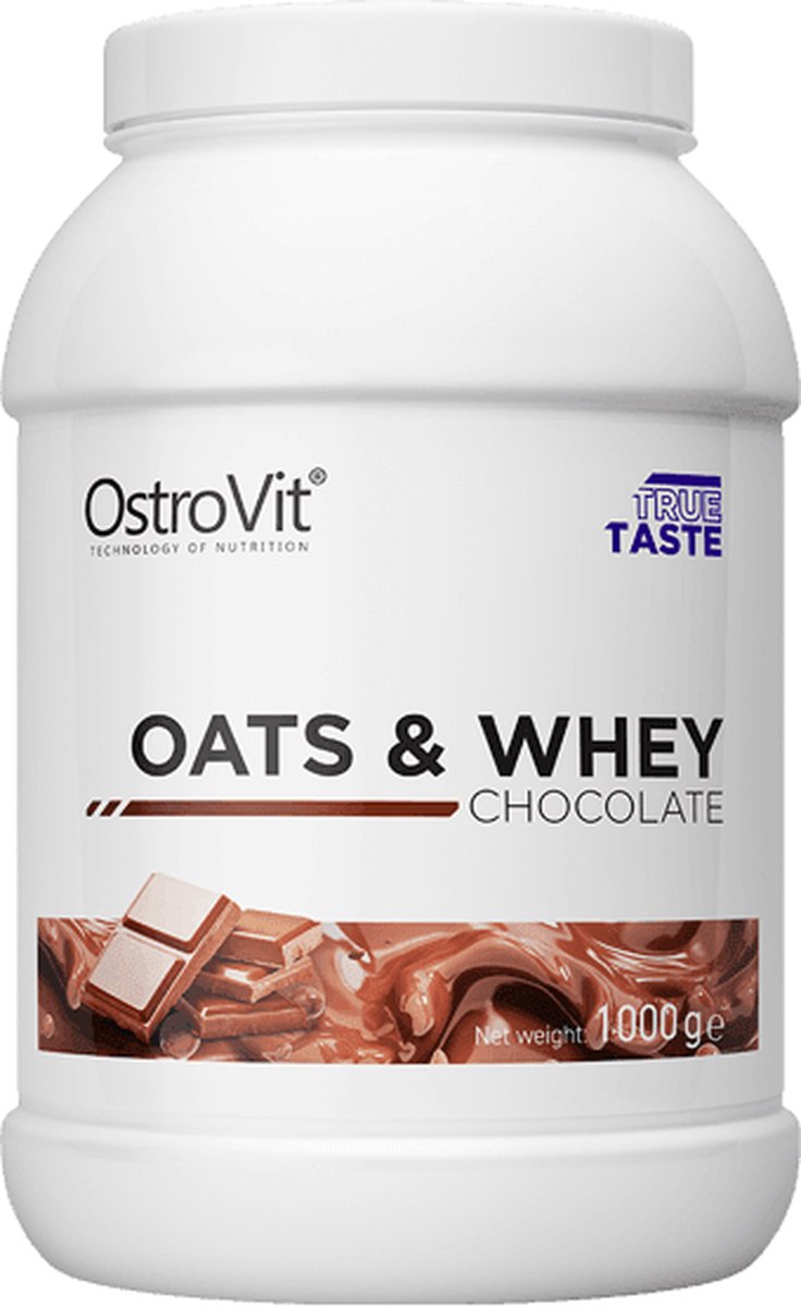 Goedkoopste Protein Poeder - OATS & WHEY 1000 g OstroVit - - Vanilla