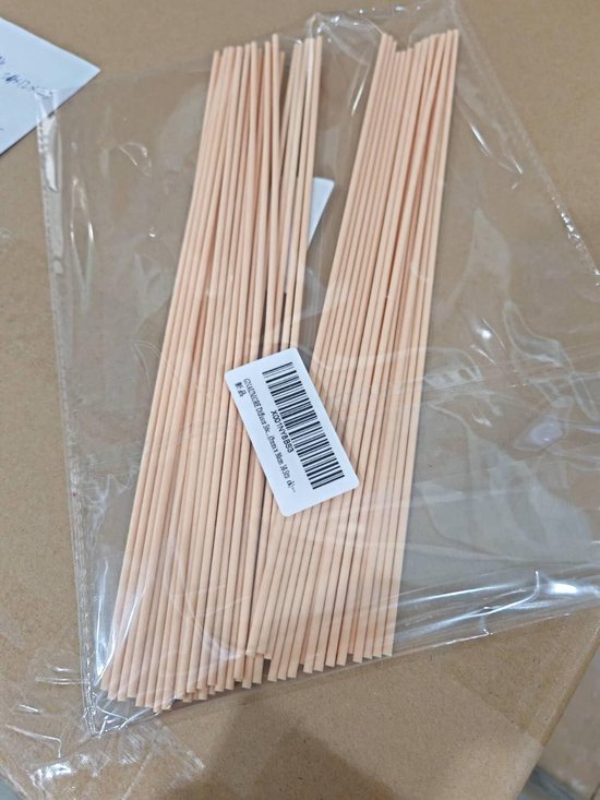 Natuurlijke vezels diffuserstokjes - glazen diffuser-onderdelen (3 mm x 30 cm, 50 stuks) — afbeelding 3