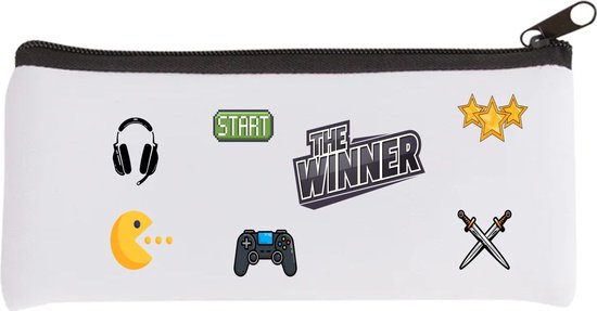 Akyol - games Etui - Gamen - de echte gamers - cadeau voor ieamand die houdt van gamen - verjaardagscadeau - gift - geschenk - 20 bij 9 cm