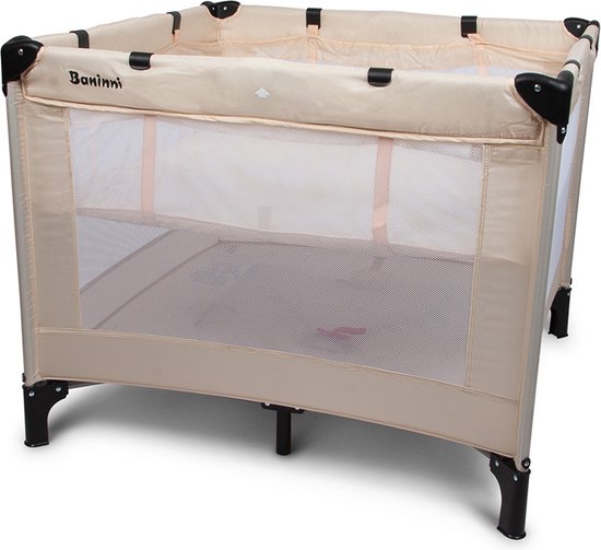 Baninni 2-in-1 Reisbed met Bodemverhoger Neva Zand