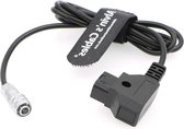Bol.com D-Tap voedingskabel voor Blackmagic Pocket Cinema Camera 4K - Gold Mount V-Mount batterij - Weipu 2-pins naar P-Tap 43CM aanbieding