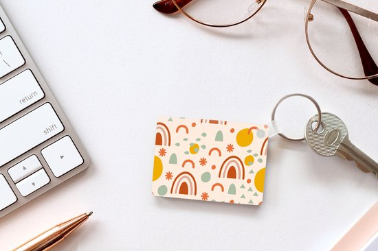 Porte-clés - Météo - Motif - Pastel - Cadeaux - Plastique