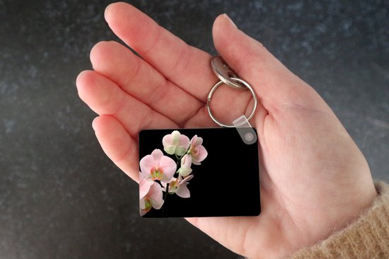 Porte-clés - Orchidée - Fleurs - Rose - Nature morte - Flora - Cadeaux - Plastique