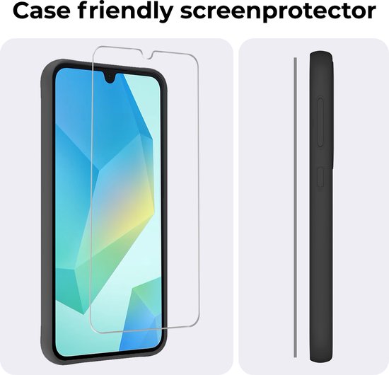 Protecteur d'écran adapté pour Samsung A16 Protecteur d'écran Glas Trempé Tempered Glass - Protecteur d'écran adapté pour Samsung Galaxy A16 Protecteur d'écran Couverture d'écran - 2 PACK