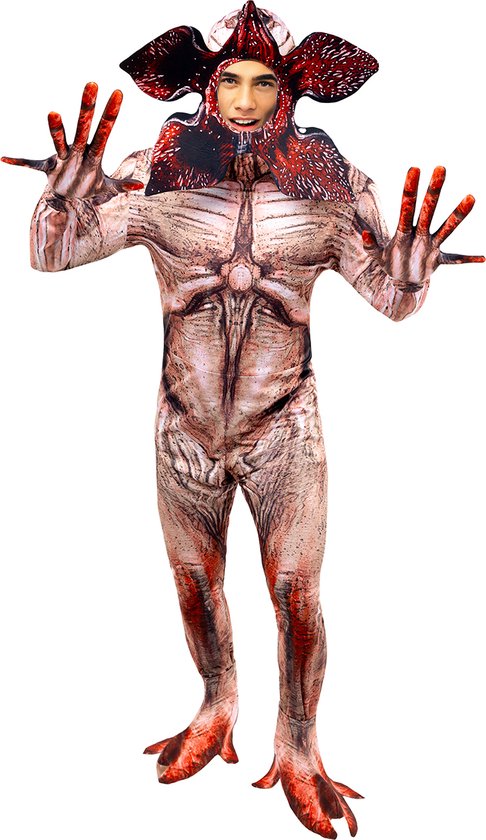 FUNIDELIA Demogorgon Stranger Things kostuum voor mannen - Netflix Officieel - Maat: L / XL