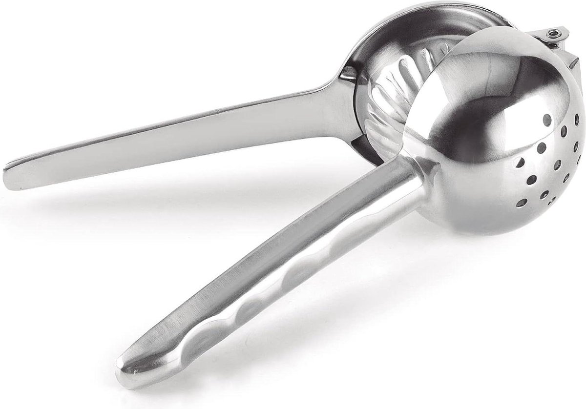 Manual Juicer Stainless Steel 18 10 Juicer for Limes Lemons Oranges Ergonomic Handle Dishwasher Safe