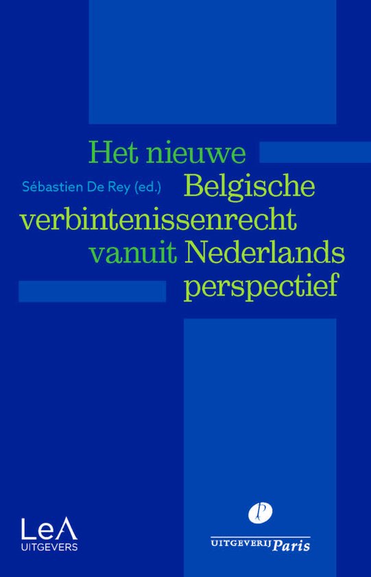 Het nieuwe Belgische verbintenissenrecht in Nederlands persp ... - cover