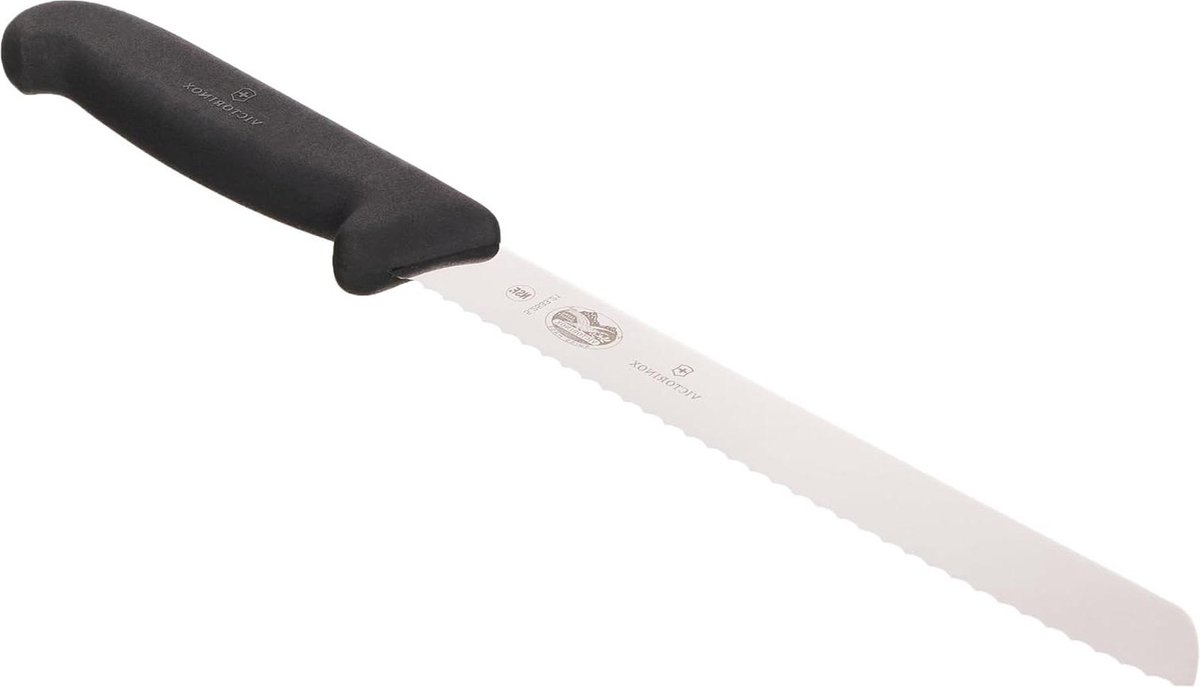 Koksmes Broodmes Kartelmes 21 cm Zwart aluminium handvat