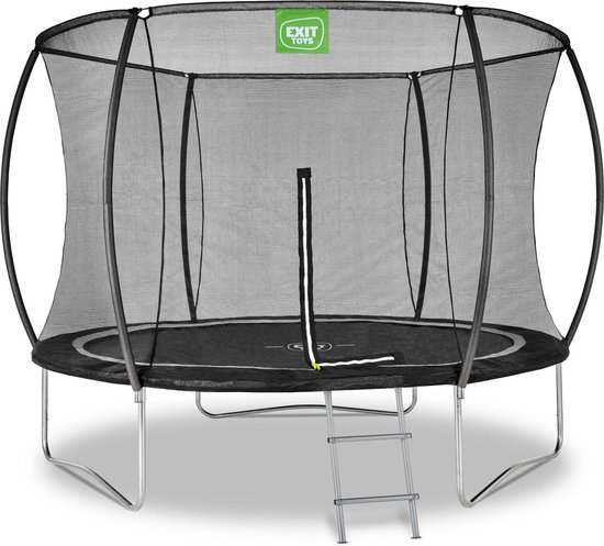 EXIT Black Edition Trampoline ø244cm - Op Poten - Rond - Trampoline Buiten - Voor Kinderen - Zwart