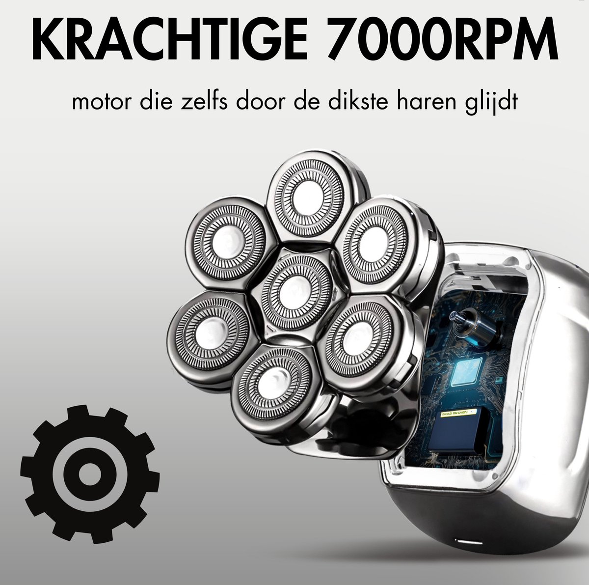 6-in-1 Scheerapparaat voor Mannen Trimmer - afbeelding 2