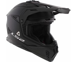 LS2 MX708 Fast II Solid Mat Zwart Offroad Helm - Helm
