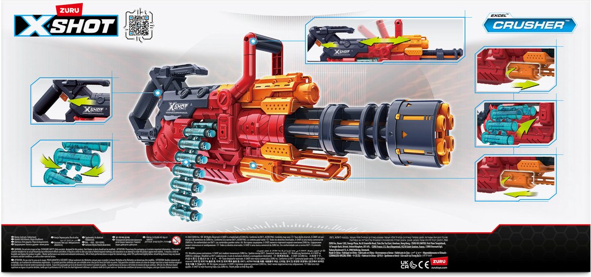 XSHOT Excel Crusher met 48 Darts van ZURU - speelgoedblaster — afbeelding 6