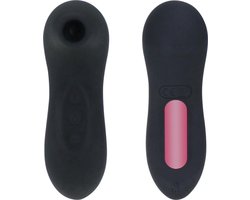 Mini Luchtdruk Stimulator – Discreet Reisformaat – Zacht Siliconen – Voor Vrouwen – Zwart