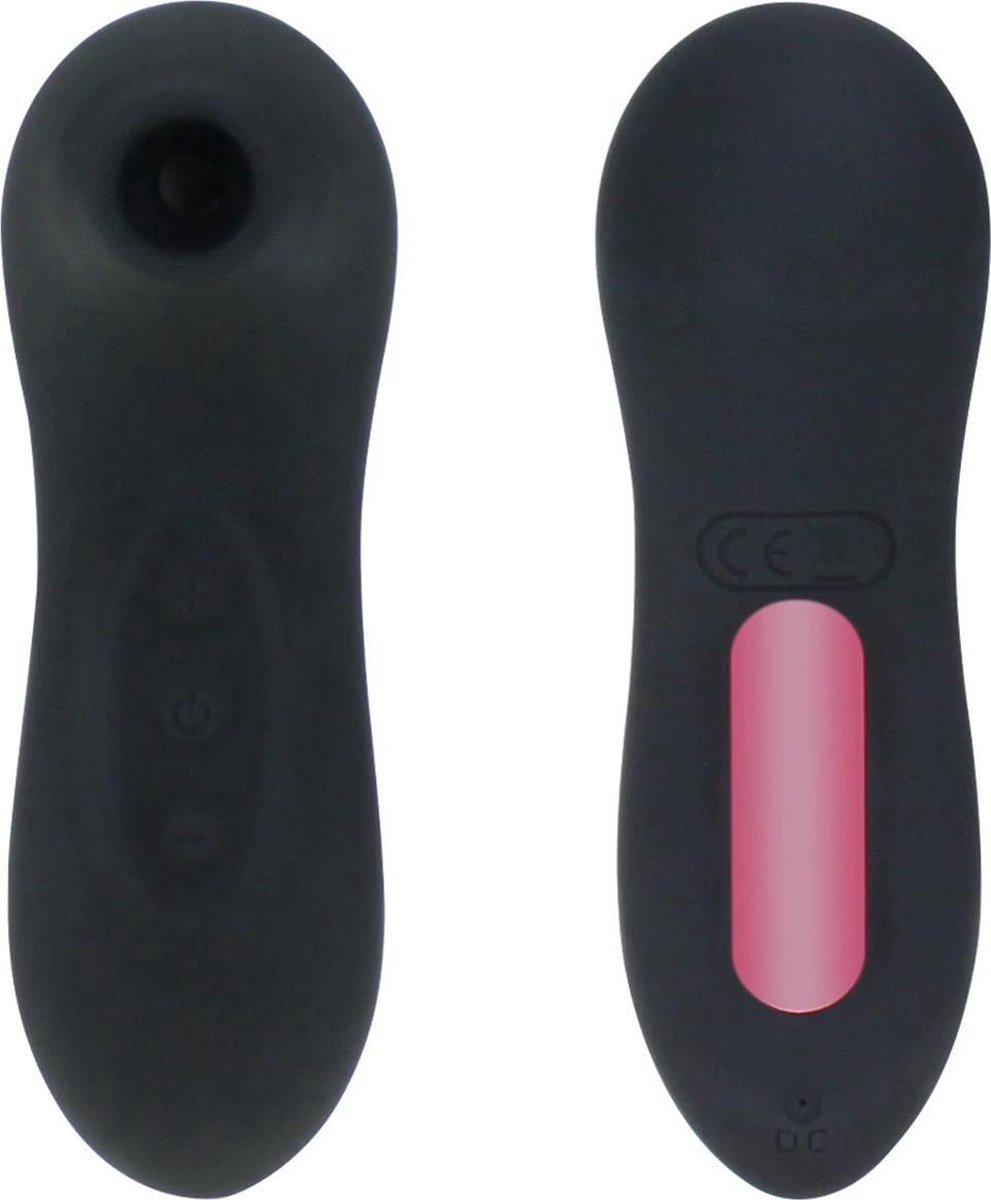 Bol.com Mini Luchtdruk Stimulator – Discreet Reisformaat – Zacht Siliconen – Voor Vrouwen – Zwart aanbieding
