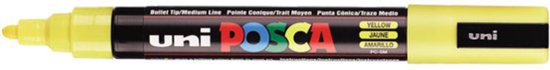 Uni-Ball poscyell5m Posca Medium Bullet Tip Marker – Geel