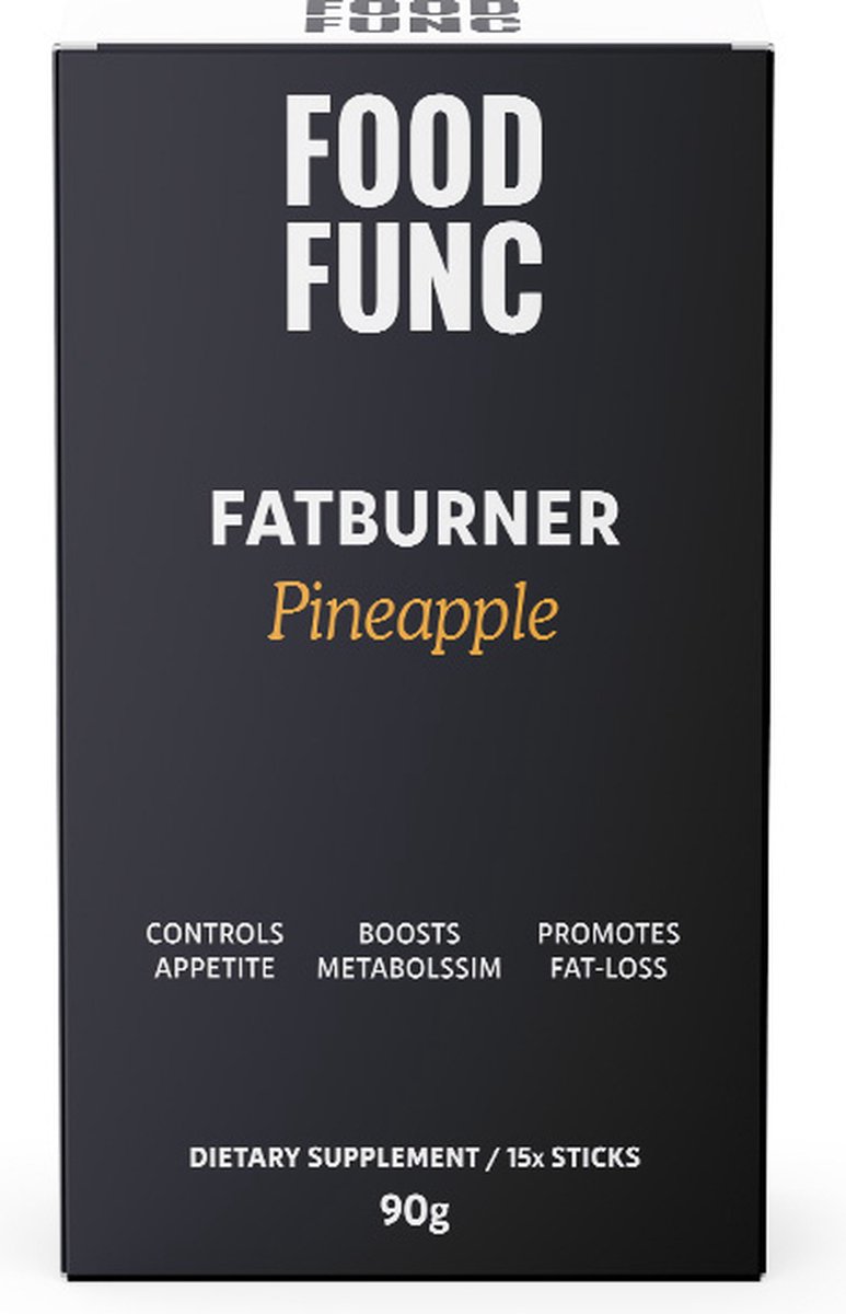 Goedkoopste Foodfunc | Fat Burner Pineapple | 15 Sticks | 1 x 90 gram | No Junk Just Func