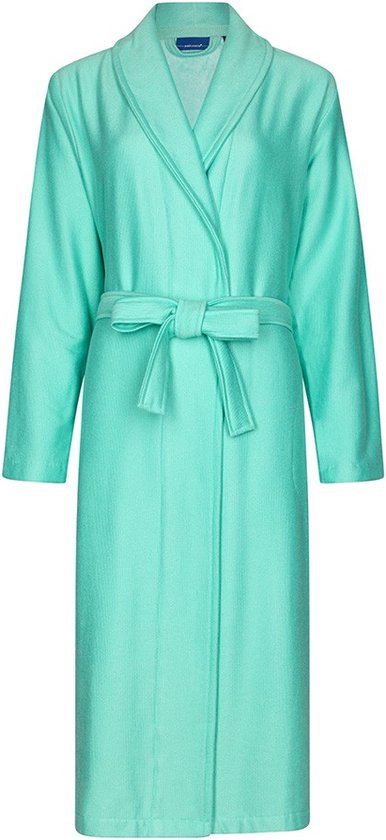 Badjas Pastunette - Bamboo Beauty - Turquoise - Bamboe/Katoen/Polyester - Maat L