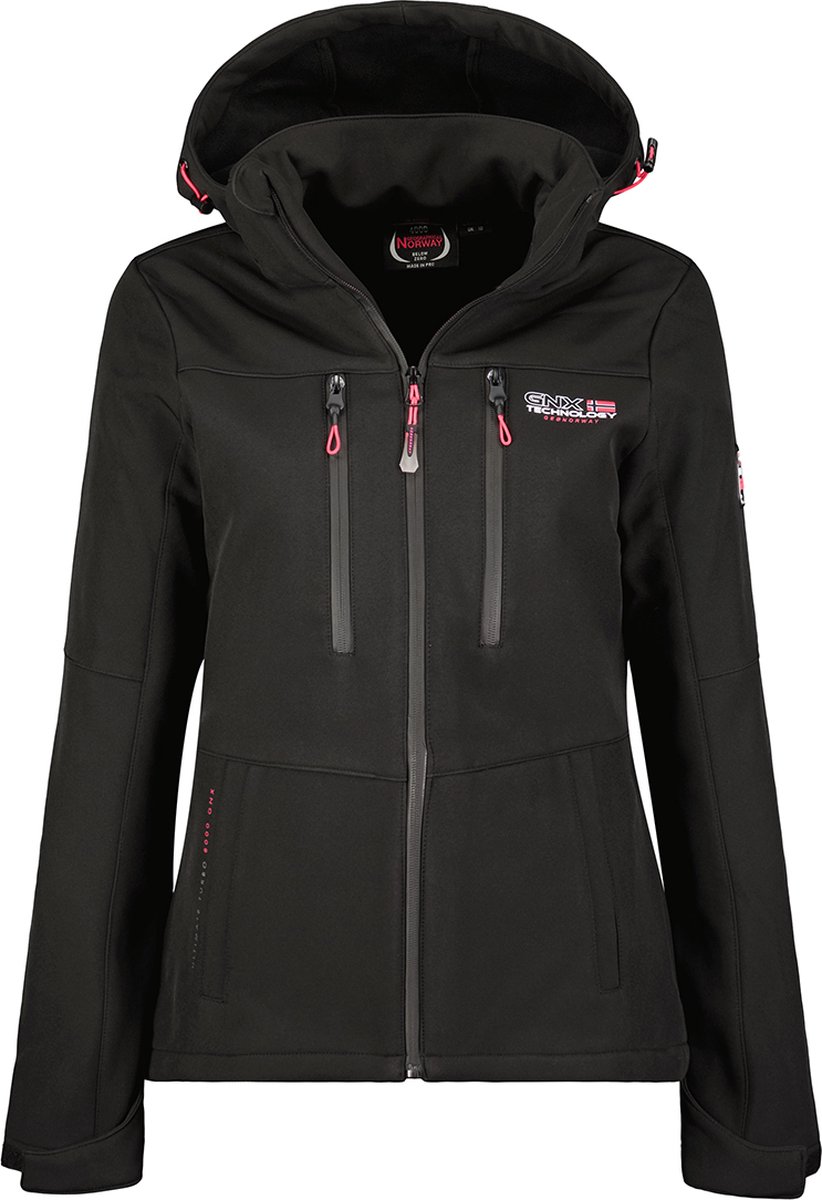 Geographical Norway Dames Outdoorjas Softshell Jacket Timmex Zwart