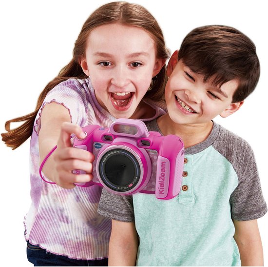 VTech KidiZoom Duo FX Kindercamera - Interactief Speelgoed - Foto's en Video's Maken - Speelgoed vanaf 4 Jaar - Roze van Merkloos — afbeelding 3