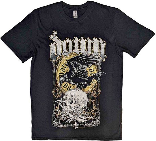 Maglietta AWDIP Down 'Swamp Skull' - 100% Cotone, Manica Corta, Vestibilità Casual, Stampa Teschio