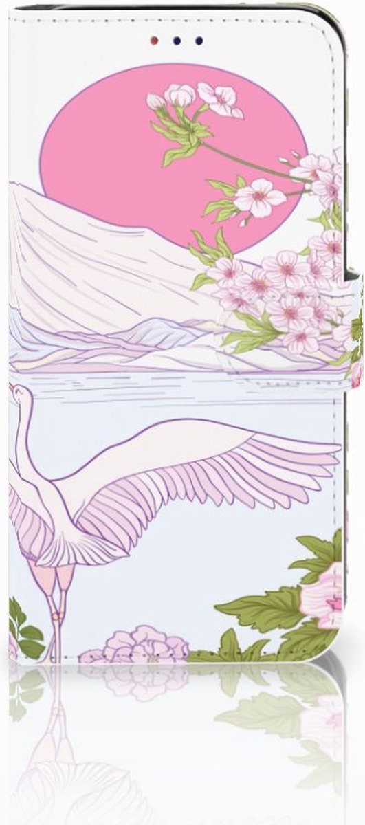 Samsung Galaxy A10 Telefoonhoesje met Pasjes Bird Standing
