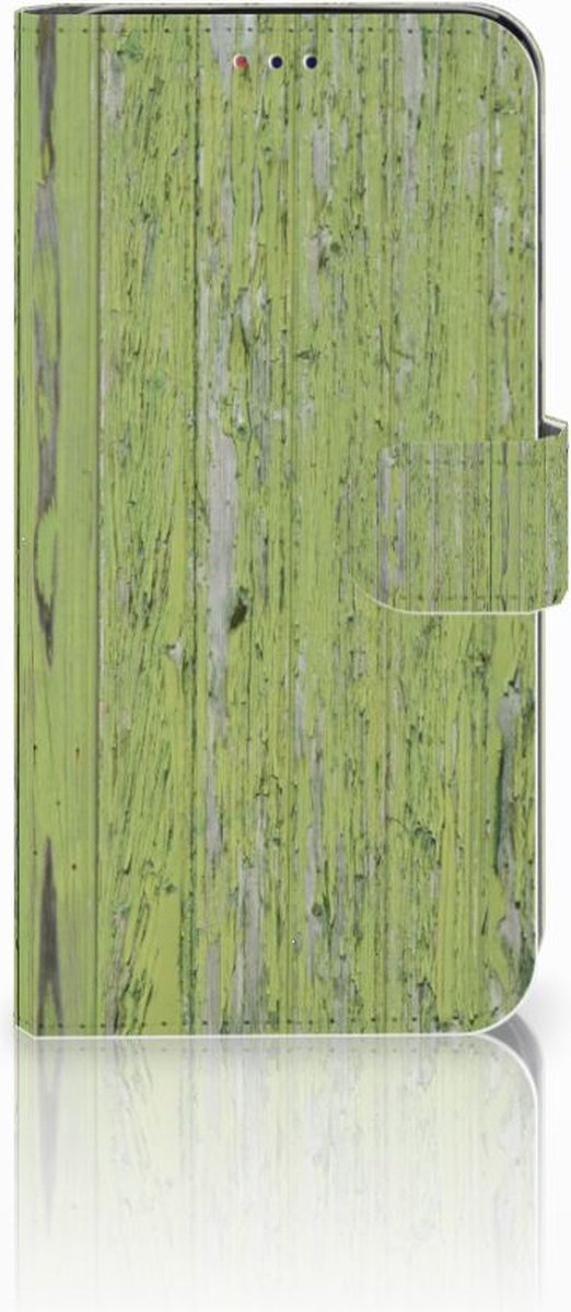 Samsung Galaxy A10 Book Style Case Green Wood