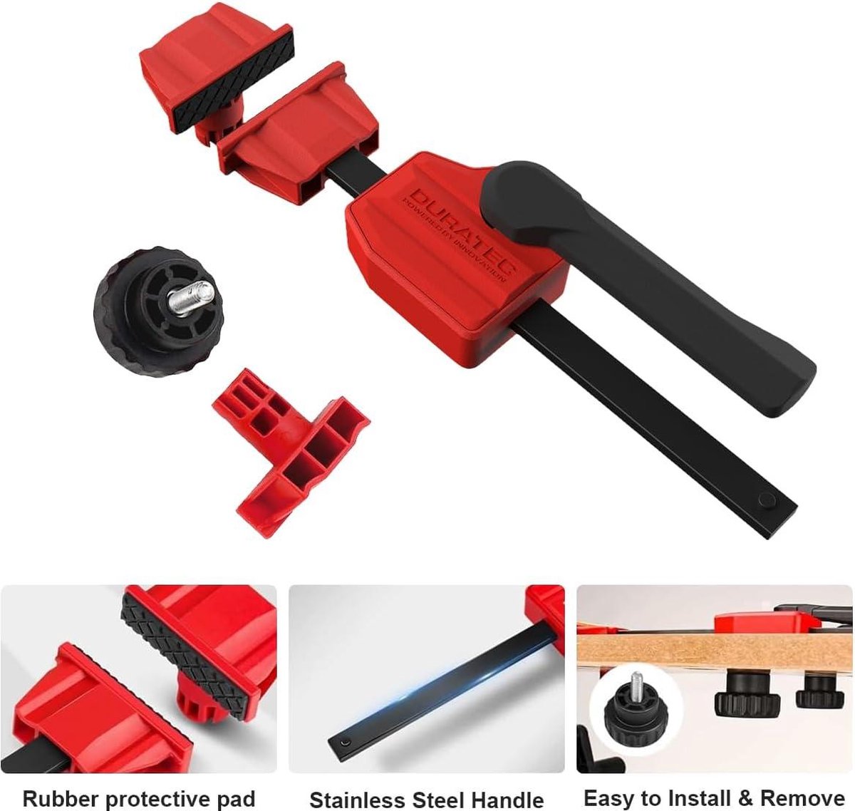 Peaktool werkbankklemmen 'bench pups' 19 mm, 2 stuks messing Peaktool werkbankklemmen 'bench pups' 19 mm, 2 stuks messing