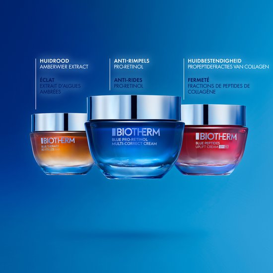 Biotherm Blue Peptides Uplift Cream - Anti Aging Gezichtscrème SPF30 - Voor vrouwen - Voor een zichtbaar verstevigde en gelifte huid - Collageen Peptiden - Hyaluronzuur - 50ml