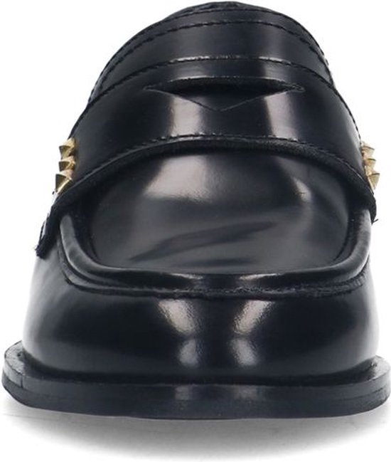 Sacha - Femme - Mocassins penny en cuir noir - Taille 42